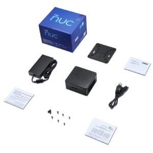 Intel NUC 12 Pro Mini PC Kit NUC12WSHi7 (12-Core i7-1260P 32GB RAM 1TB SSD Iris XE Graphics) Windows 11 Pro Latest Desktop Computer Mini PC,2 x Thunderbolt 4, Intel nuc Wi-Fi 6E AX211 Wireless