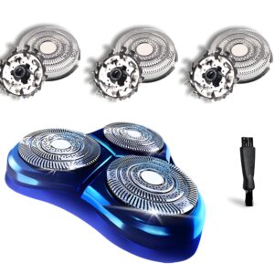 HQ9 Replacement Shaver Heads Compatible for Philips Norelco HQ9 SpeedXL, Replacement Heads for Series 8140XL 8150XL 8160XL 8170XL 8100 Series, 8200 Series, 9100 Series, and PT/AT900