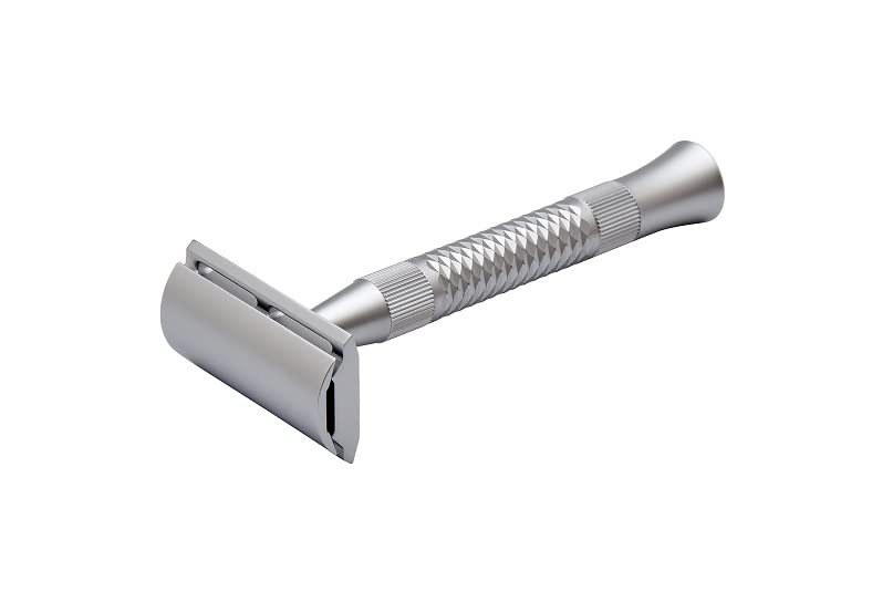 Pearl Shaving Blaze Double Edge Safety Razor for Men - Reusable Metal Razor Made with CNC process | Premium Shaving Razors| Men's Safety Shaving Razor Kit for Valentine's day Gift