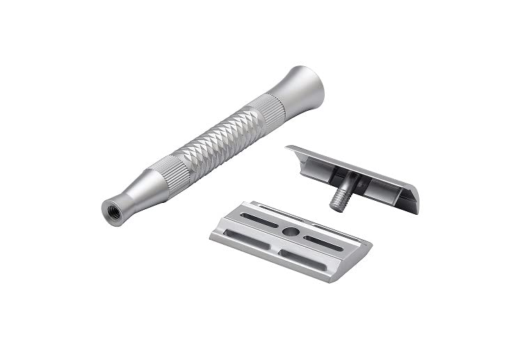 Pearl Shaving Blaze Double Edge Safety Razor for Men - Reusable Metal Razor Made with CNC process | Premium Shaving Razors| Men's Safety Shaving Razor Kit for Valentine's day Gift