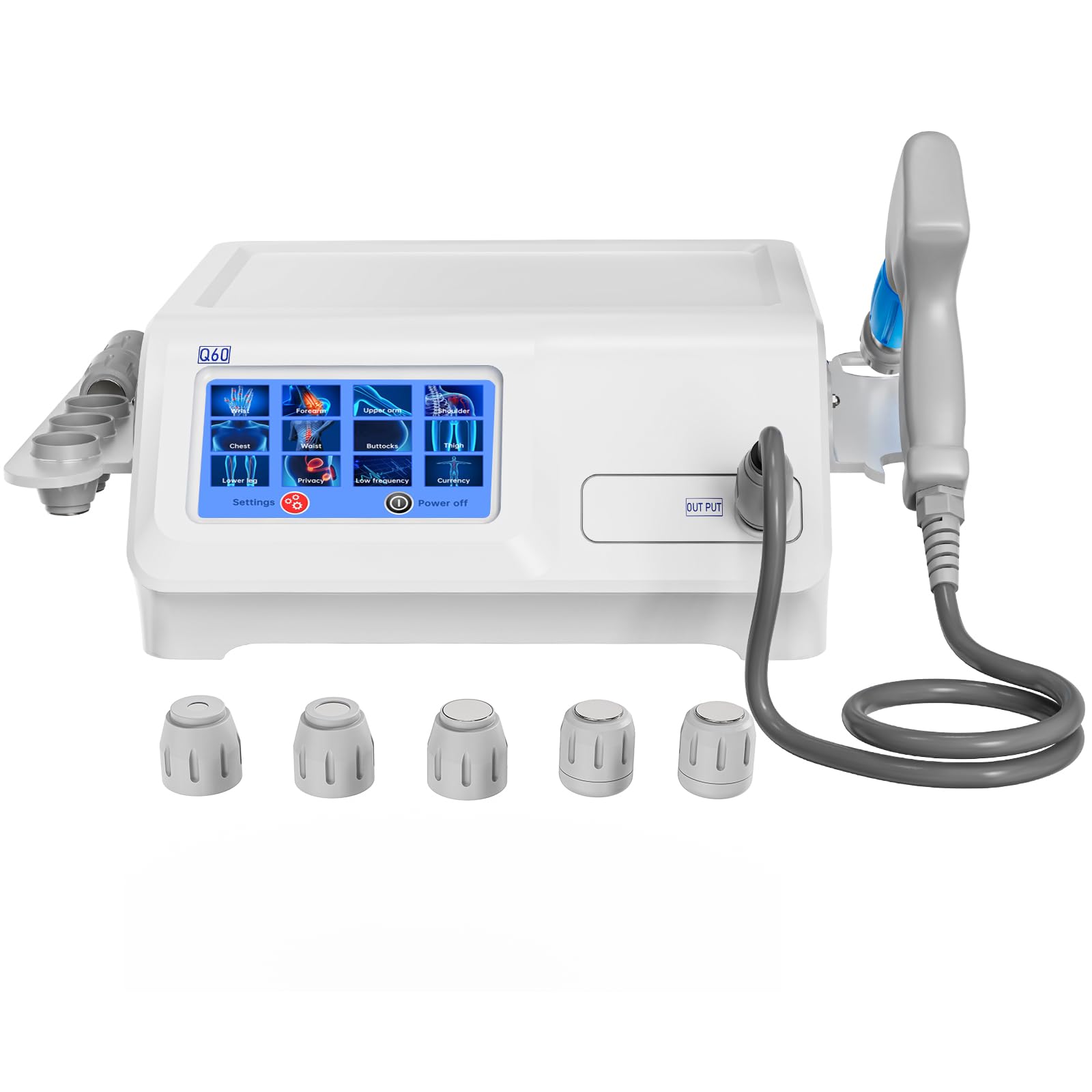 nubulala Extracorporal Shockwave Therapy Machine for Pain Relief and Joint Muscle and Bone Tissue Regeneration Painless Non-Invasive No Side Effects