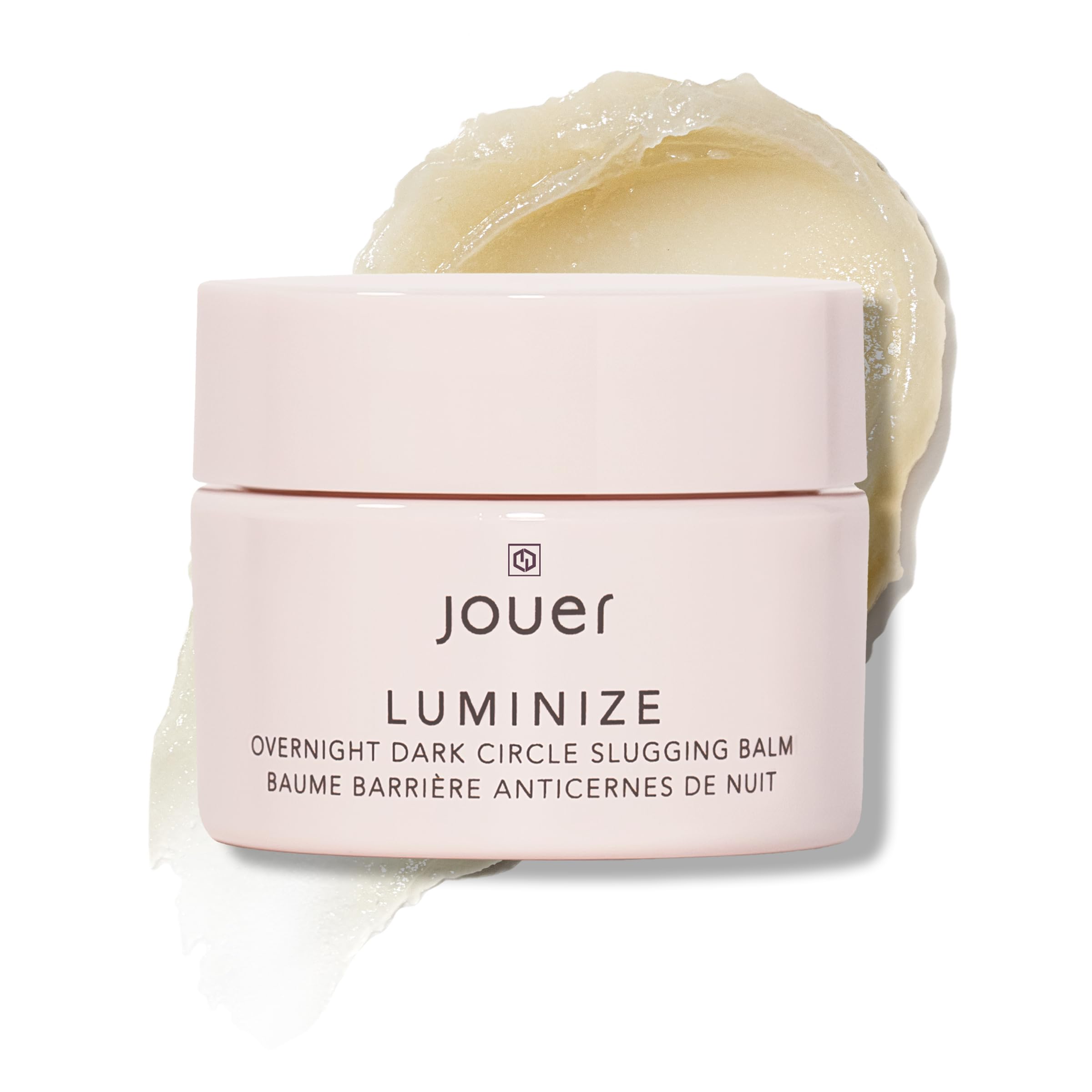 Jouer Luminize Overnight Dark Circle Slugging Balm – Fragrance Free, Caffeine Eye Cream, Overnight Eye Treatment, Brightening Eye Balm, Paraben Free, Gluten & Cruelty Free