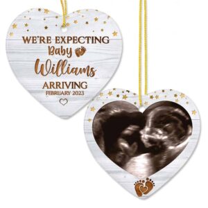 theunifury custom baby bump ornament - pregnancy ornaments for expecting 2024 - ultrasound ornament - we're expecting ornament - pregnancy announcement ornament - pregnancy gift