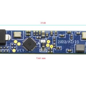 XICOOLEE Microwave Radar Sensor Module LD2410, 24GHz ISM Band, Human Presence Motion Sensing Module, Non-Contact Monitoring Detector, Horizontal Connect, with Bluetooth, Support GPIO and UART Output