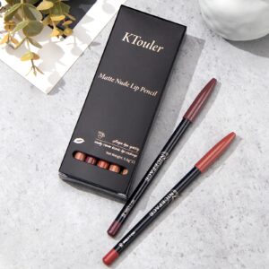 Petansy Lip Liner Pencils Set 12 Colors Waterproof Smooth Lip Pencils High Pigmented Lip Liner Set Matte Lipstick Pen