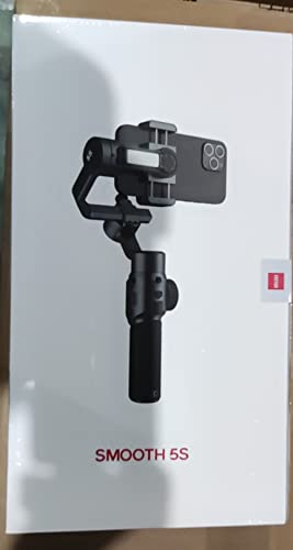 Zhiyun Smooth 5S Gimbal Stabilizer for iPhone 14 Pro Max Plus 13 12 X Xs Xr 8 Android Smartphone Gimbal Portable 3-Axis Handheld Phone Gimbal for Video YouTube Vlogging TikTok zhi yun Smooth 5 Upgrade