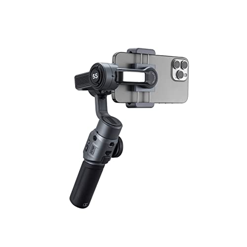 Zhiyun Smooth 5S Gimbal Stabilizer for iPhone 14 Pro Max Plus 13 12 X Xs Xr 8 Android Smartphone Gimbal Portable 3-Axis Handheld Phone Gimbal for Video YouTube Vlogging TikTok zhi yun Smooth 5 Upgrade