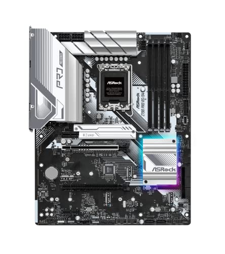 ASRock Z790 Pro RS/D4 Motherboard, Supports Intel 12th and 13th Generation CPU (LGA1700), Z790 Chipset, DDR4 ATX Motherboard