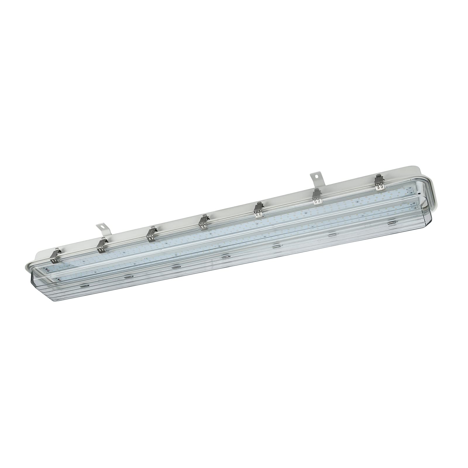 Sokply LED Explosion Vapor Proof Light ETL&UL844 Certified 60W 8400LM (300W HPS Eqv.), 4FT Class I Division II Hazardous Locations Industry Luminaires 0-10V Dimmable IP66 Waterproof, R4 Series