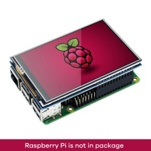 Hosyond 3.5 Inch 480x320 Touch Screen TFT LCD SPI Display Panel for Raspberry Pi A, B, A+, B+, 2B, 3B, 3B+,4B,5