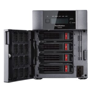 BUFFALO TeraStation 5420DN Desktop NAS 8TB (2x4TB) with HDD NAS Hard Drives Included 10GbE / 4 Bay/RAID/iSCSI/NAS/Storage Server/NAS Server/NAS Storage/Network Storage/File Server