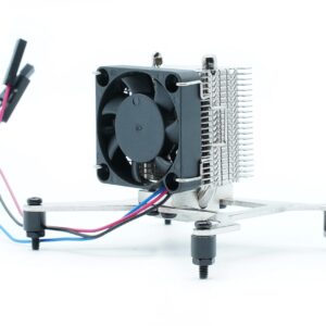 KKSB High-Performance Cooler for Raspberry Pi 4 | 30mm PWM Fan Included | Aluminium Fins