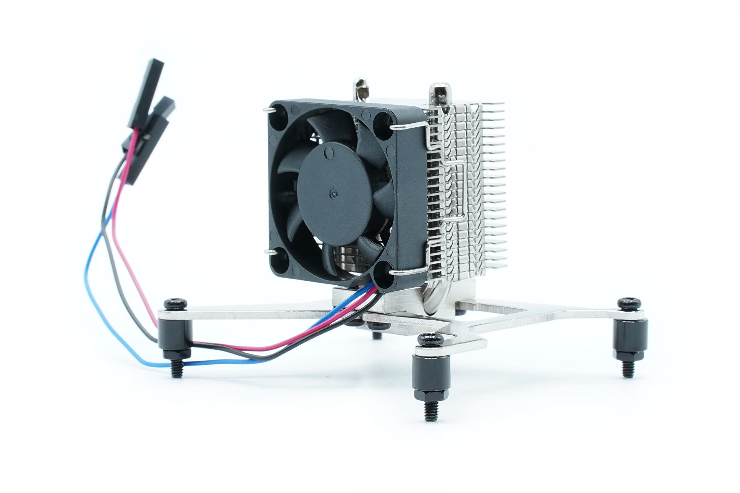 KKSB High-Performance Cooler for Raspberry Pi 4 | 30mm PWM Fan Included | Aluminium Fins