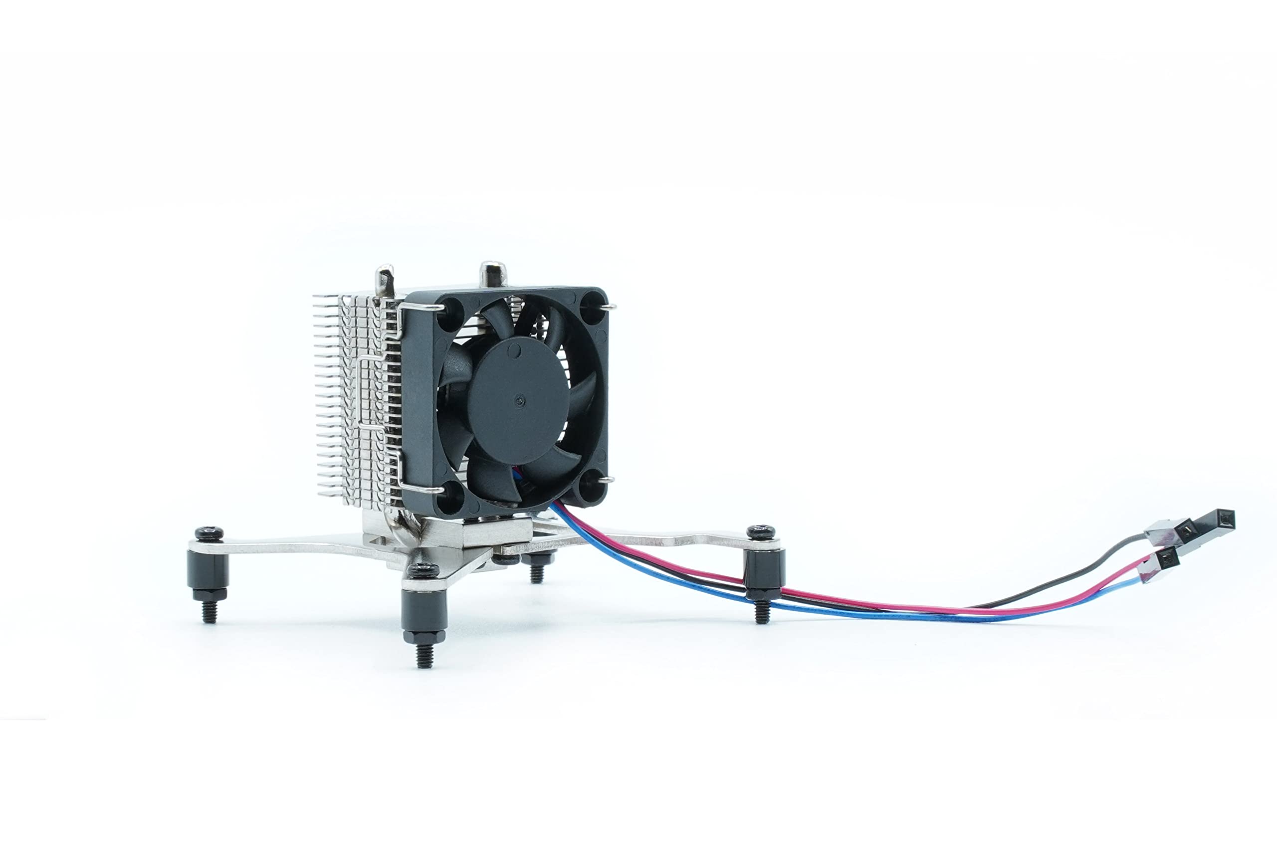 KKSB High-Performance Cooler for Raspberry Pi 4 | 30mm PWM Fan Included | Aluminium Fins