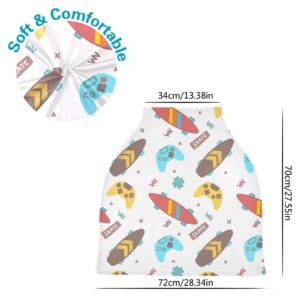 Soft Baby Car Seat Covers Gamepad and Skate Board Canopy for Infants Strollers Canopies for Newborns Babies Nursing Apron Cover for Breastfeeding