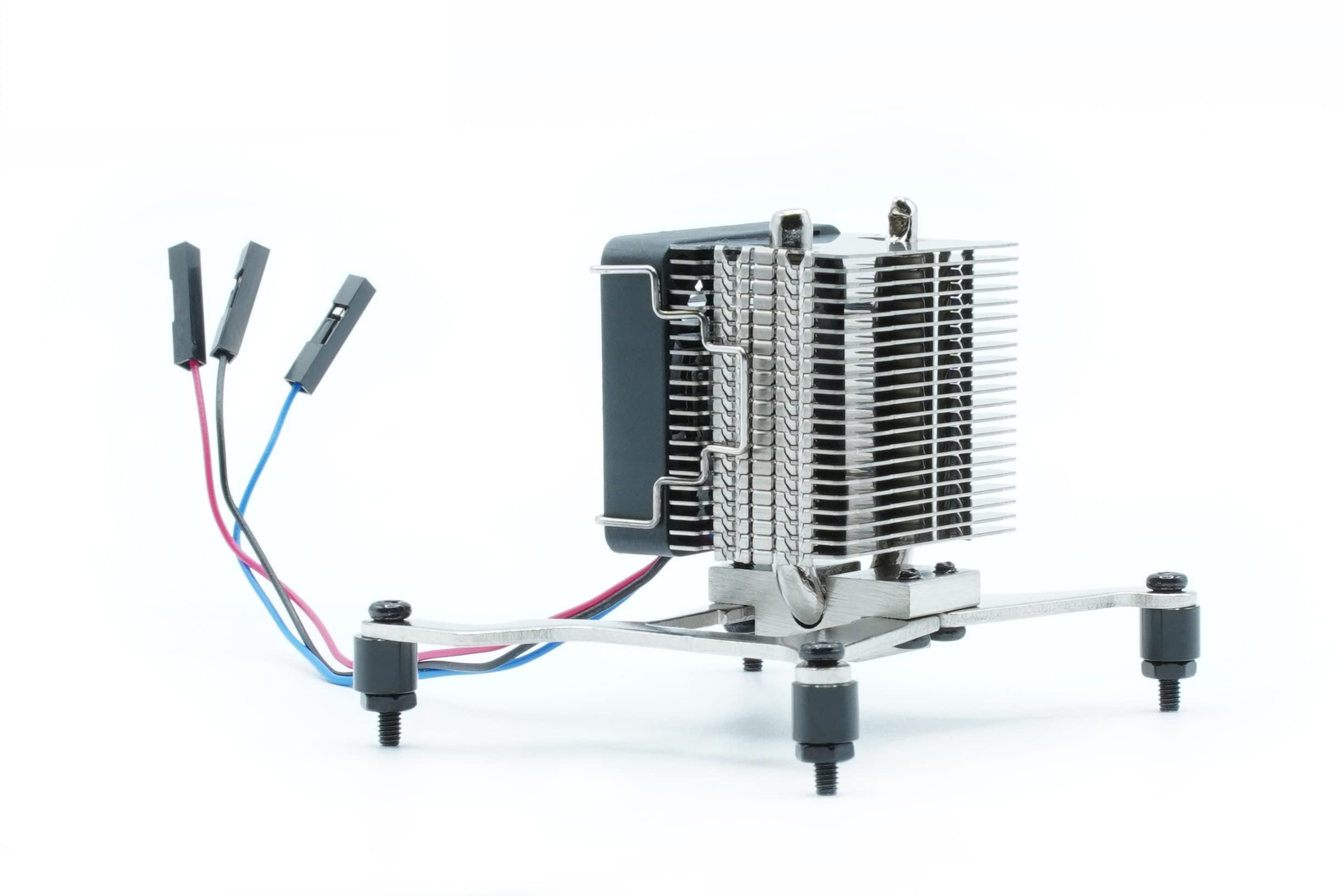 KKSB High-Performance Cooler for Raspberry Pi 4 | 30mm PWM Fan Included | Aluminium Fins