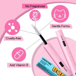 Lash Glue Bond and Seal Individual Lashes Glue Cluster Lash Glue for Lash Extension Super Long-lasting Strong Hold DIY Eyelash Extensions Glue