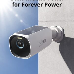 eufy Security eufyCam 3 2-Cam Kit, eufyCam 3C add on Security Camera Outdoor Wireless, 4K Camera with Integrated Solar Panel, Face Recognition AI, Expandable Local Storage up to 16TB, No Monthly Fee