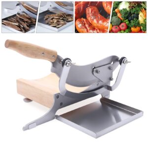 Manual Chinese Medicine Slicer Stainless Steel Home Kitchen Slicer Machine with Adjustable Cutting Thickness Cutter Machine for Cutting Chinese Medicine and Food