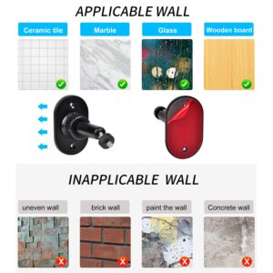 2 Pack Strong Adhesive Wall Mount for All-New Blink Outdoor 4 (4th Gen) & (3rd Gen), Blink XT / XT2, Blink Mini,2 Ways Installation Stick On or Screws,No Drilling(Camera not Included)