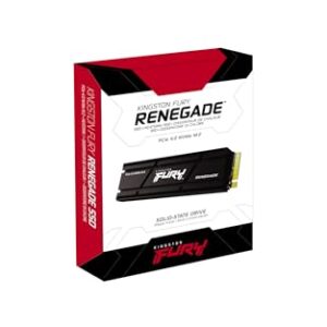 Kingston Fury Renegade 2TB PCIe Gen 4.0 NVMe M.2 Internal Gaming SSD with Heat Sink | PS5 Ready | Up to 7300MB/s | SFYRDK/2000G