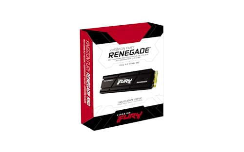 Kingston Fury Renegade 2TB PCIe Gen 4.0 NVMe M.2 Internal Gaming SSD with Heat Sink | PS5 Ready | Up to 7300MB/s | SFYRDK/2000G