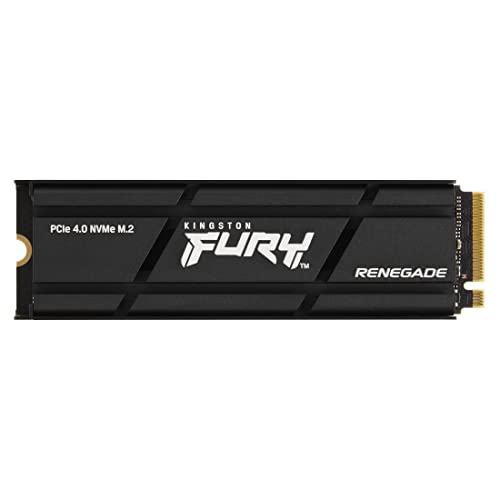 Kingston Fury Renegade 2TB PCIe Gen 4.0 NVMe M.2 Internal Gaming SSD with Heat Sink | PS5 Ready | Up to 7300MB/s | SFYRDK/2000G