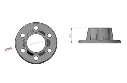 SSD RC Chrome Wheel Center Caps (2)