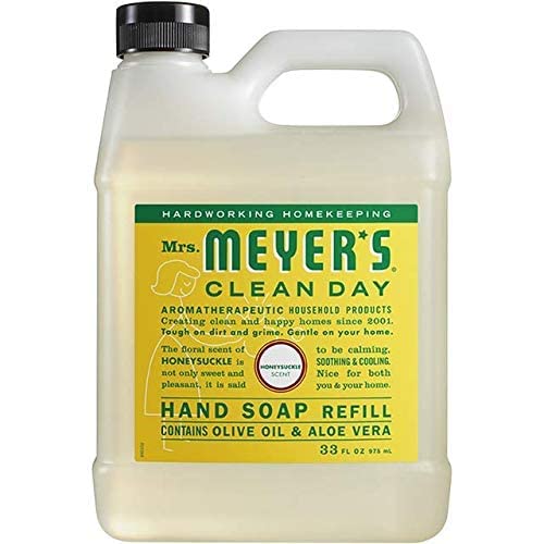 MRS. MEYER'S CLEAN DAY Hand Soap, Refill Variety Pack Soaps Made to Clean and Freshen Hands