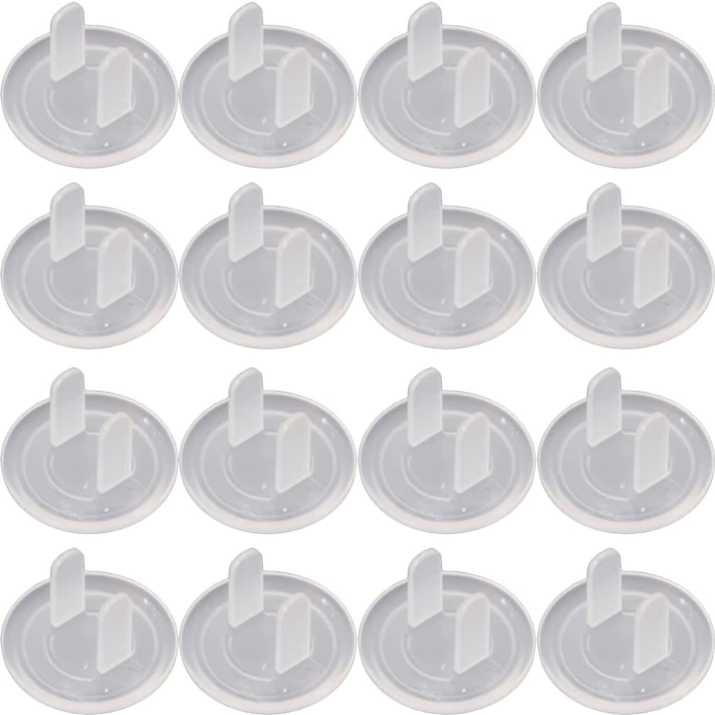 Happyyami 30pcs Safety Outlet Covers Proof Outlet Cap Plastic Plug Covers Outlet Plug Safety Caps Electrical Protector for Home Bedroom Nursery Room Room