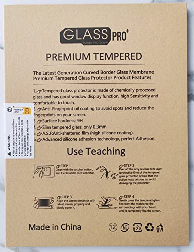 XunyLyee [2 Pack Screen Protector for iPad 10th Generation 10.9" Bubble Free Easy Installation Tempered Glass Film