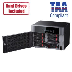 BUFFALO TeraStation 5820DN Desktop NAS 32TB (4x8TB) with HDD NAS Hard Drives Included 10GbE / 8 Bay/RAID/iSCSI/NAS/Storage Server/NAS Server/NAS Storage/Network Storage/File Server