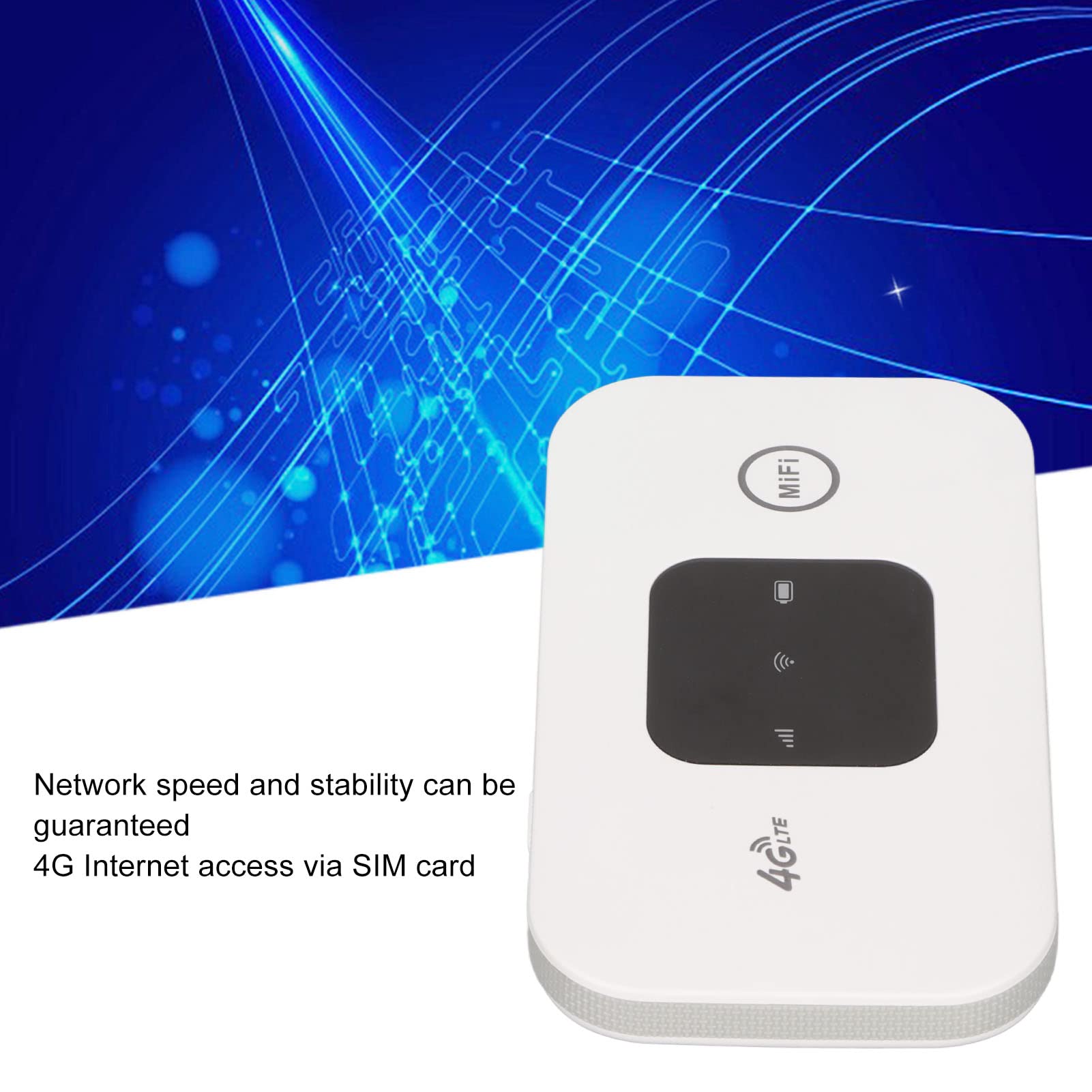 4G LTE Mobile Hotspot Router, Mobile Hotspot Internet Router Devices with SIM Card Slot, 150Mbps, Portable Hotspot for Home Office Travel