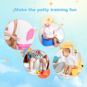 10pcs Potty Training Stickers, Reusable Fun Potty Training Toilet Seat Magic Stickers Color Changing for Toddlers Baby Girls Potty Targets Stickers with 5 Different Elf Princess Patterns