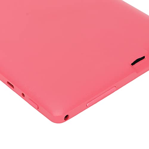 PUSOKEI 7 Inch Kids Tablet,for Android 7.0,MTK6582 Quad Core CPU,IPS HD Display Eye Protection Screen,8GB ROM 1GB RAM Bluetooth Dual Band WiFi Learning Tablet,US Plug(Pink)