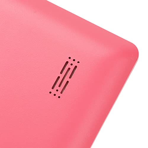 PUSOKEI 7 Inch Kids Tablet,for Android 7.0,MTK6582 Quad Core CPU,IPS HD Display Eye Protection Screen,8GB ROM 1GB RAM Bluetooth Dual Band WiFi Learning Tablet,US Plug(Pink)