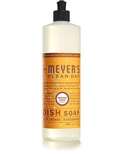 MRS. MEYER'S CLEAN DAY Variety Dish Soap Scent (Peppermint + Orange Clove + Iowa Pine)