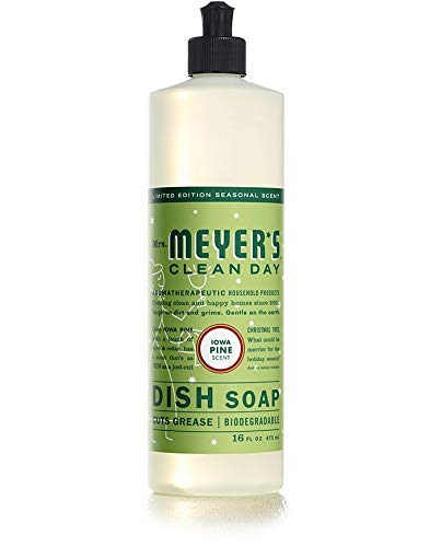 MRS. MEYER'S CLEAN DAY Variety Dish Soap Scent (Peppermint + Orange Clove + Iowa Pine)