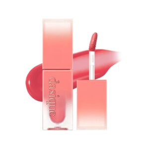 dasique Juicy Dewy Tint (06 Rose Apple) 0.12 oz | Light Application with moisture | Long-wearing Glossy Lip Stain, Non-sticky | Vegan, Cruelty-free | K-beauty