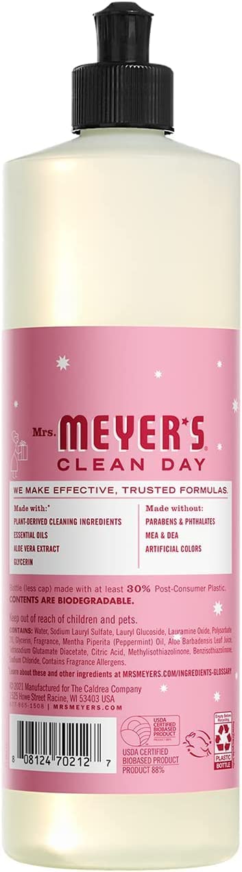 MRS. MEYER'S CLEAN DAY Variety Dish Soap Scent (Peppermint + Orange Clove + Iowa Pine)