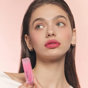 dasique Juicy Dewy Tint (03 Pink Guava) 0.12 oz | Light Application with moisture | Long-wearing Glossy Lip Stain, Non-sticky | Vegan, Cruelty-free | K-beauty