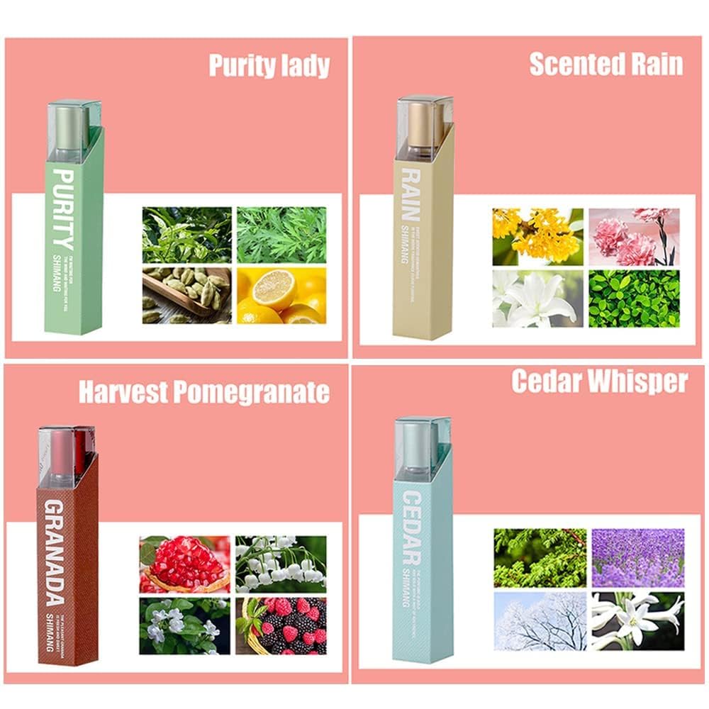 ANEFOSE Lusty Pheromone Perfume, Pheromone Seduction Perfume, Pheromone Perfume for Women Attract Men, Natural Roll-on Pheromone Infused Essential Oil Perfume Cologne (ALL 8 Fragrances)