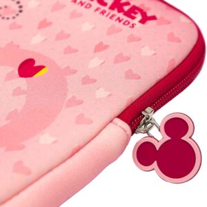 Pebble Gear Disney Mickey Kids Laptop Carry Bag - Universal - Fits 7 Inch Tablets - for Travel and Holidays - Storage for Toys, Headphones, Tablets - Storage Pocket (Mickey Always and Forever)