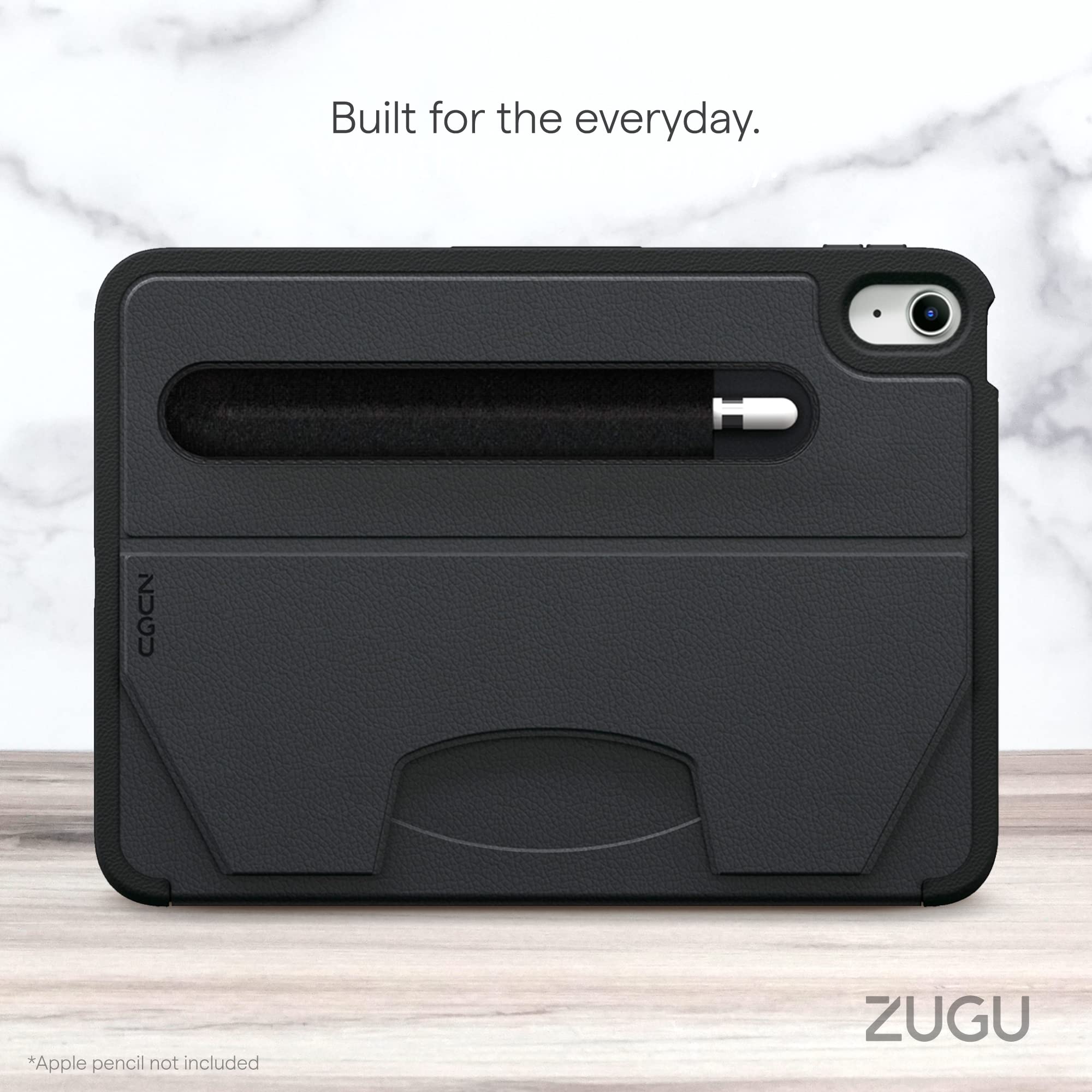 ZUGU CASE for iPad 10.9 Inch Case iPad 10th Generation Case (2022) | Slim Protective Case | Magnetic Stand & Sleep/Wake Cover 10th Gen iPad Case | Model #s A2696, A2757, A2777 | Stealth Black