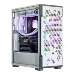 velztorm white ferrux ii cto gaming desktop (intel i9-12900k 16-core, geforce rtx 3080 10gb, 32gb ddr4, 1tb pcie ssd + 1tb hdd (3.5), 240mm aio, 750w psu, wifi 6, bt 5.1, win 11 home) velz0072