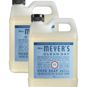 MRS. MEYER'S CLEAN DAY Liquid Hand Soap Refill Scent, Rainwater (Pack of 2)