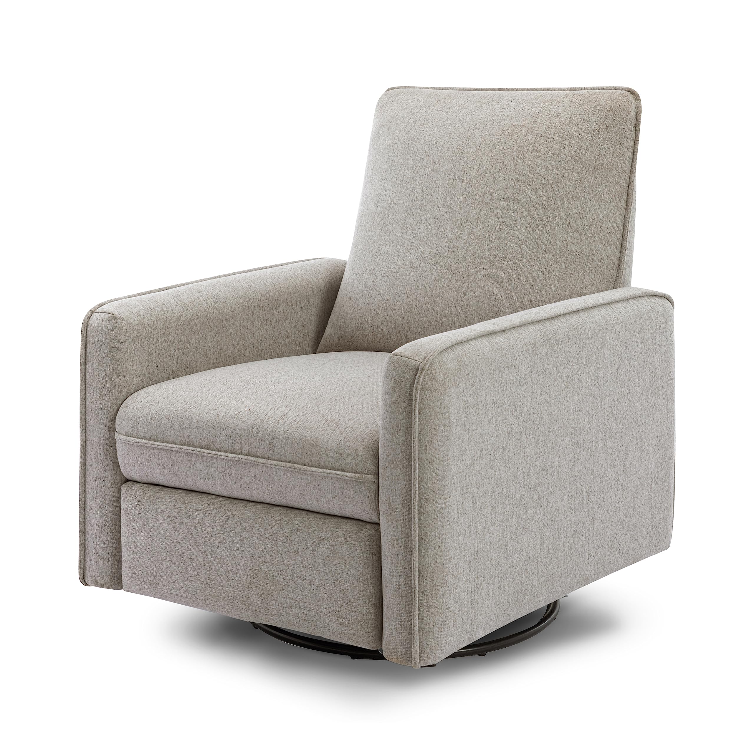 DaVinci Penny Recliner and Swivel Glider in Performance Grey Eco-Weave, Water Repellent & Stain Resistant, CertiPUR-US Certified