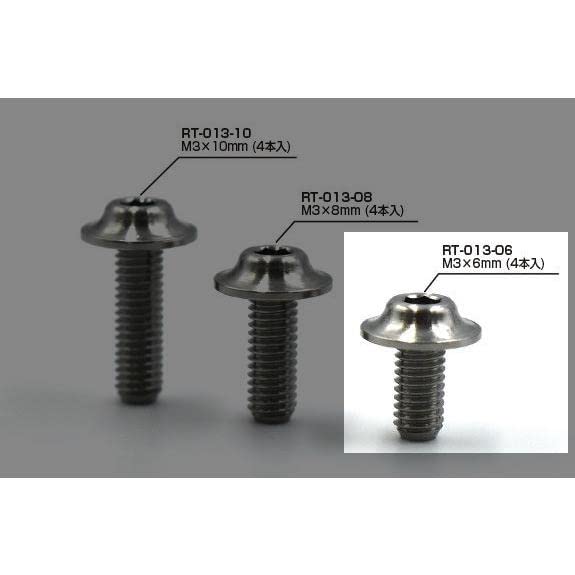 Reve D RT-022-06 M3x6mm Large Diameter BH Screw