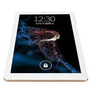 hd tablet 10.1 inch ips 6gb ram 128gb rom 100240v octa core cpu gold tablet for learning (us plug)