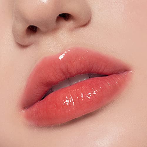 dasique Juicy Dewy Tint (02 Melon Sherbet) 0.12 oz | Light Application with moisture | Long-wearing Glossy Lip Stain, Non-sticky | Vegan, Cruelty-free | K-beauty